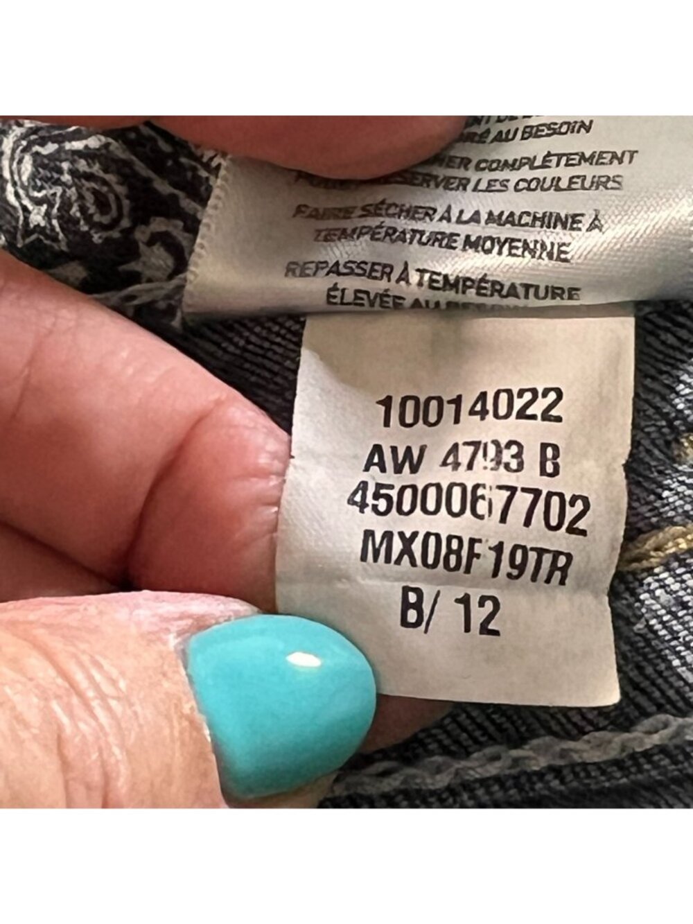 Ariat Womens Mid Rise Bootcut Jeans 27R Denim Stitch Embroidered Pocket Cowgirl - Picture 16 of 16